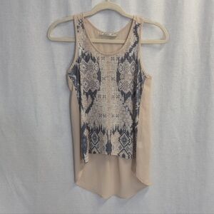 Chloe K Size XS tank-style tunic